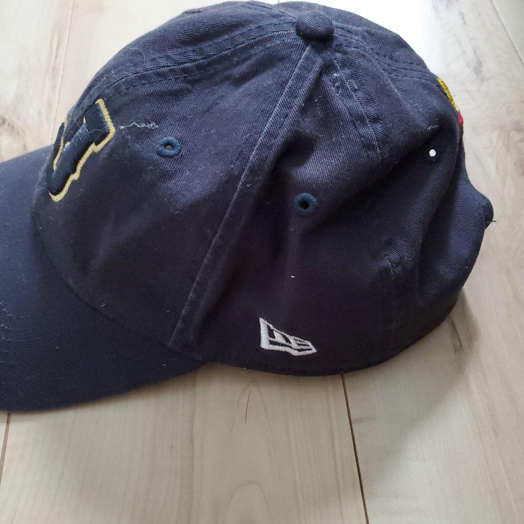 New Era 野球 キャップ ネイビー J刺繍　※スーパーsale!
