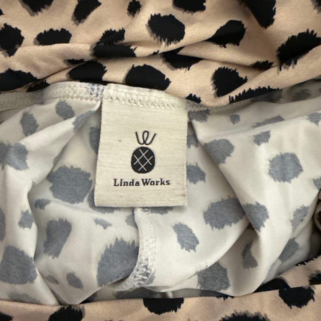 Linda Works ワイドパンツ　アーヤパンツ　リンダワークス　ブラウニー