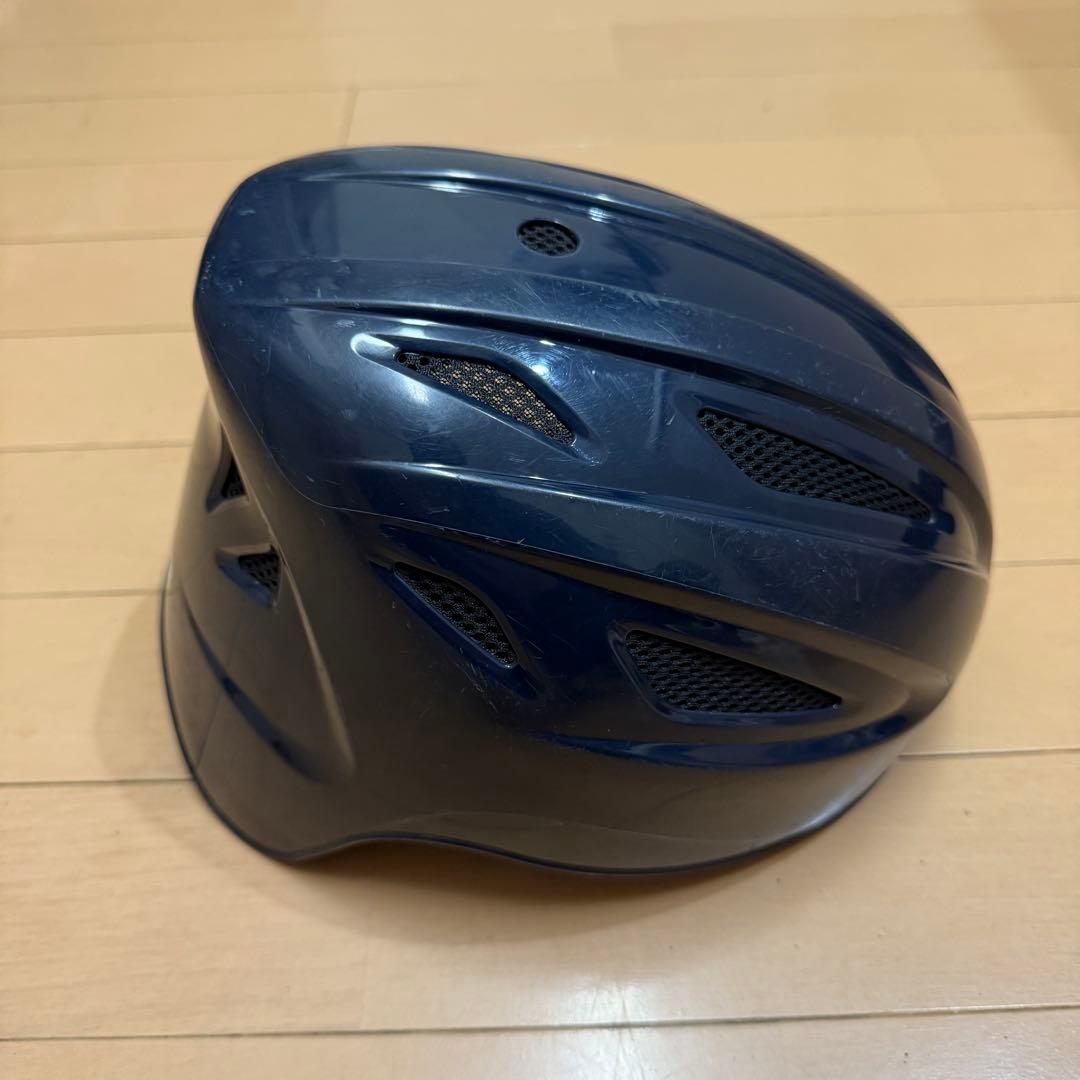 ミズノ　プロ　キャッチャー防具一式　（収納袋有り）　ネイビー