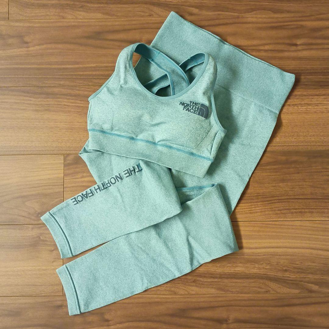 新品 THE NORTH FACE 水色 レギンス スポーツタイツ スパッツ