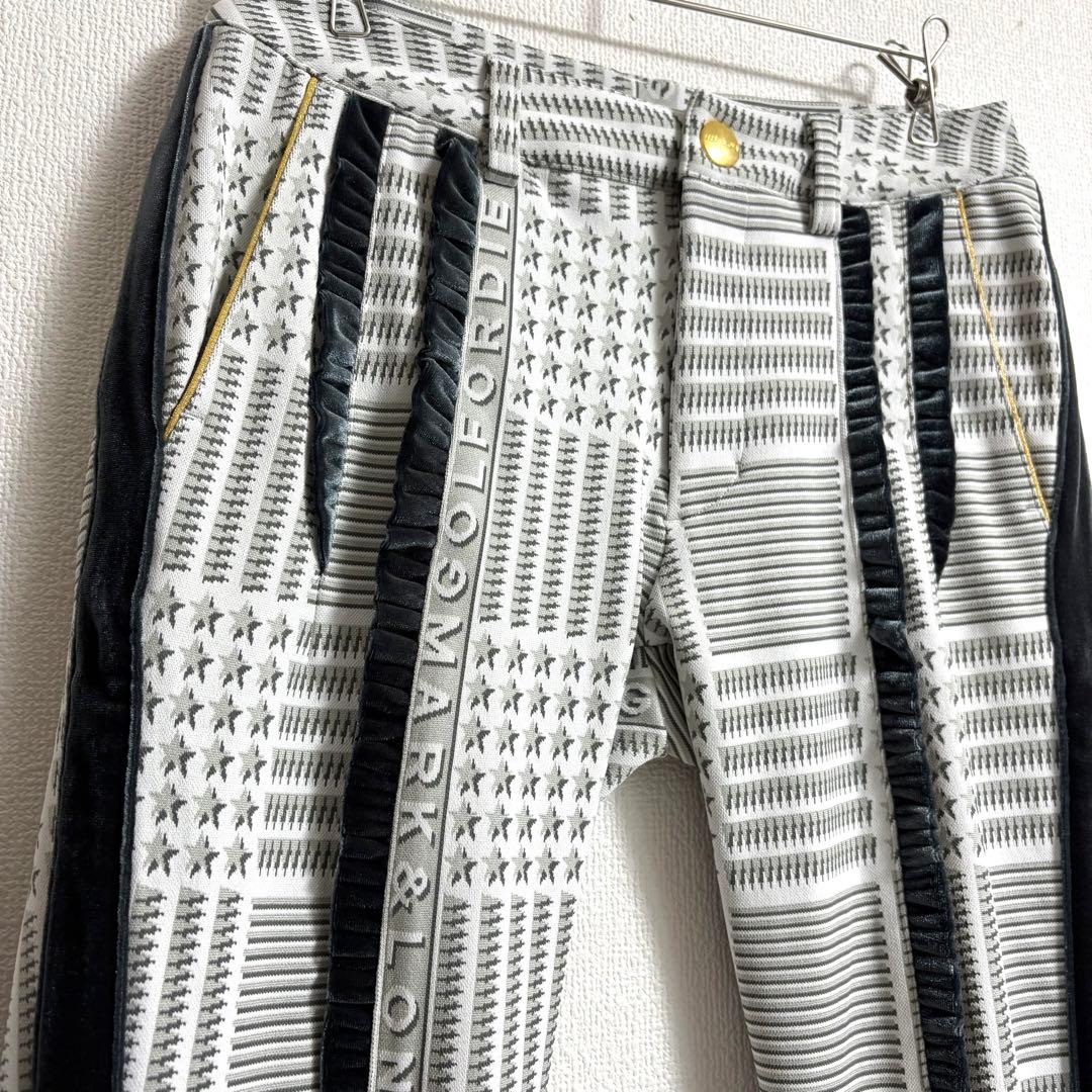 MARK&LONA✨Gauge Camouflage Slim Pants　36