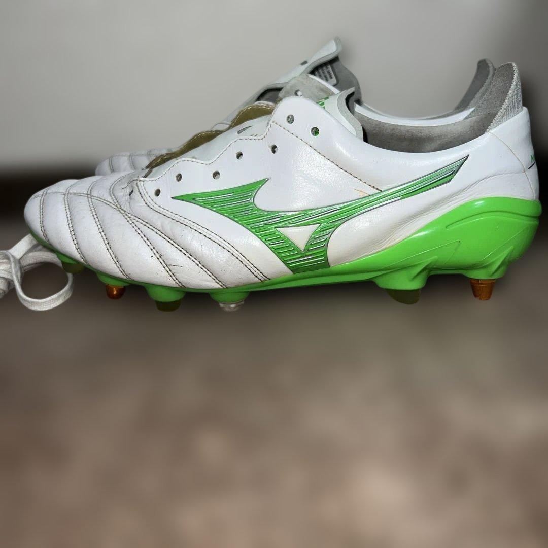Mizuno モレリアネオ4 サッカーシューズ ホワイト/グリーン