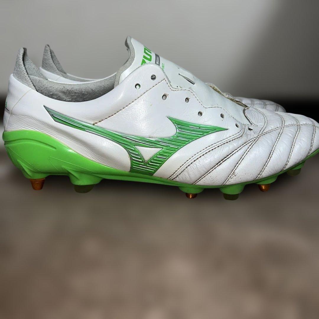 Mizuno モレリアネオ4 サッカーシューズ ホワイト/グリーン