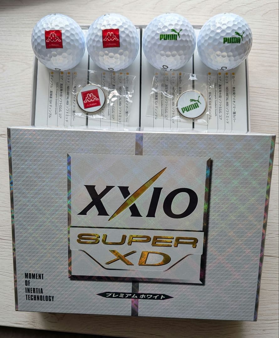 ゼクシオ　ゴルフボール 2箱セット Kappa プーママーカー付き