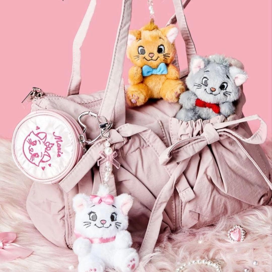 韓国 butter family おしゃれキャットマリー コラボ ぬいキー 3点