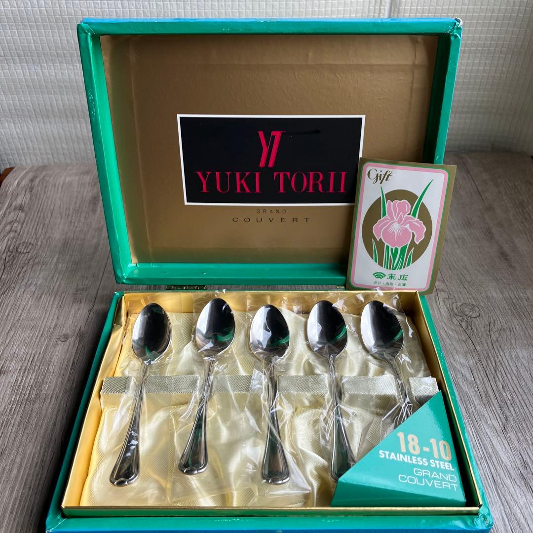 3F 【未使用】YUKI TORII（ユキトリイ）コーヒースプーン 5本セット