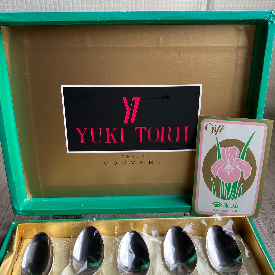 3F 【未使用】YUKI TORII（ユキトリイ）コーヒースプーン 5本セット