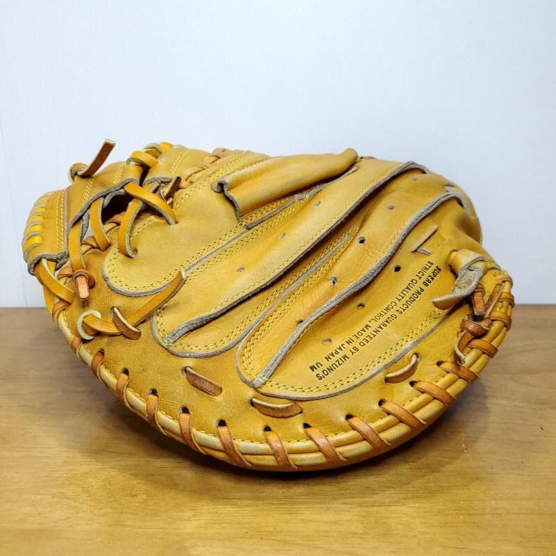 ミズノ 日本製 ビューリーグ Mラベル 小型 キャッチャーミット 軟式グローブ