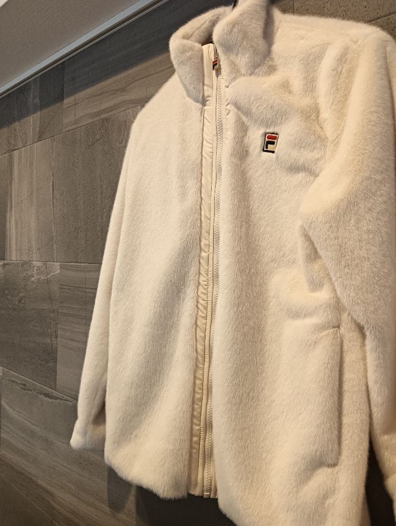 【新品・未使用】FILA VL2560 フリースジャケット ホワイト