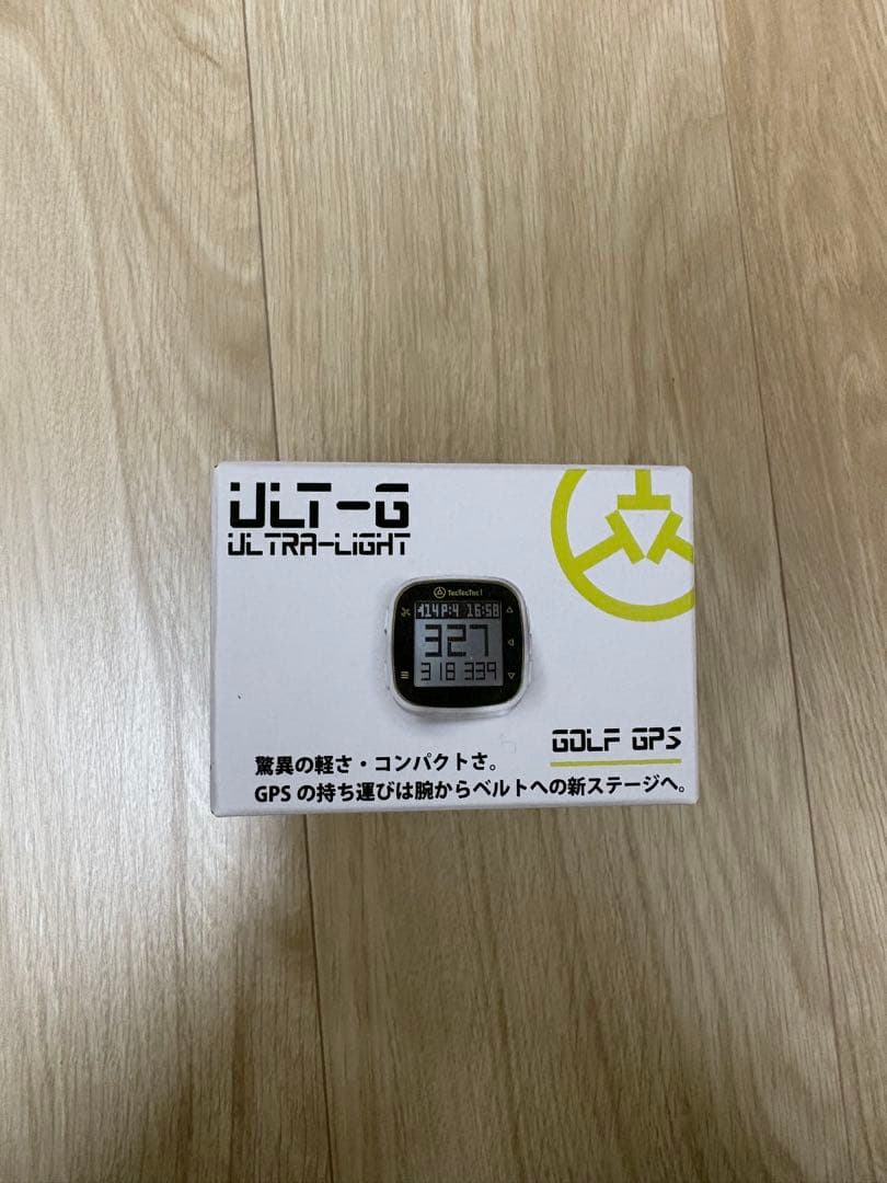 新品 テックテックテック ゴルフGPS距離計 ULT-G Ultra Light