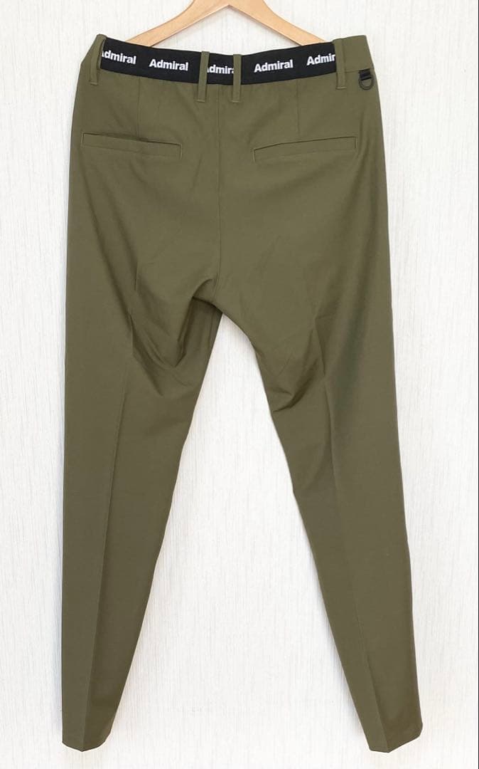 新品 アドミラル ゴルフ 4WAY テーパードパンツ オリーブ Lサイズ