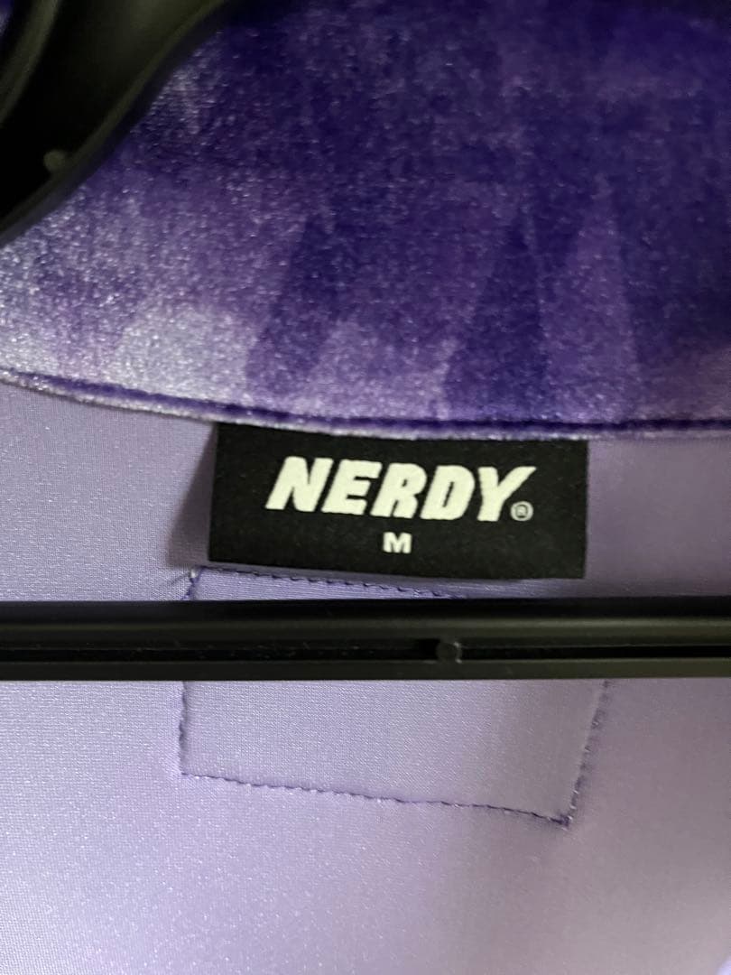 NERDY ベロアジャージセットアップ 紫 atmos別注