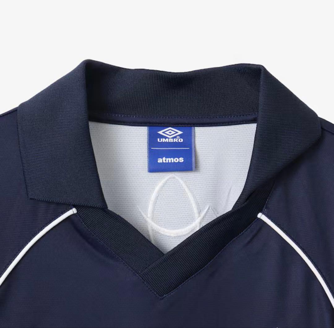 値下げ　UMBRO x atmos LS SOCCER JERSEY NAVY