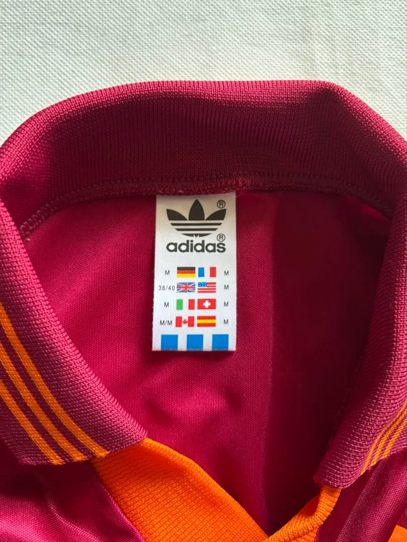 adidas アディダス ASローマ 1992-93 ホームゲームシャツ 英国製