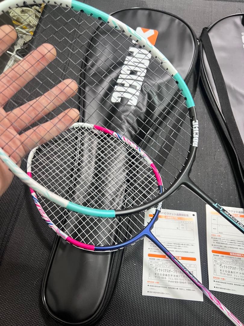 PACIFICRAPID.comp LT バドミントンラケット2本セット未使用品