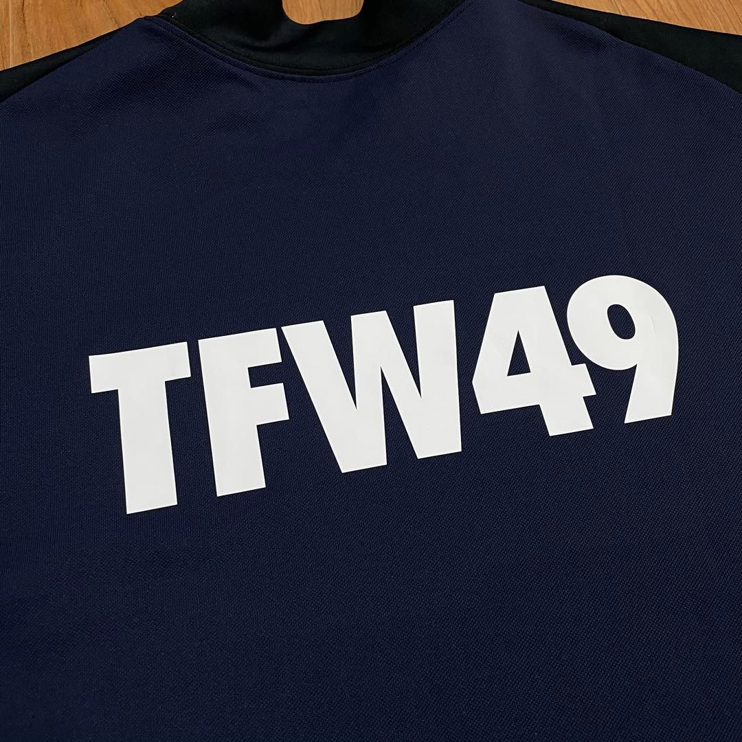 TFW49 モックネック　Tシャツ ブラック　XL junhashimoto