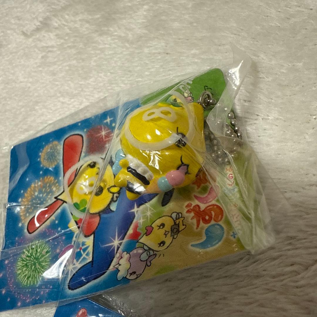 当時品　しずくちゃん キーホルダー　クリア　カード　希少