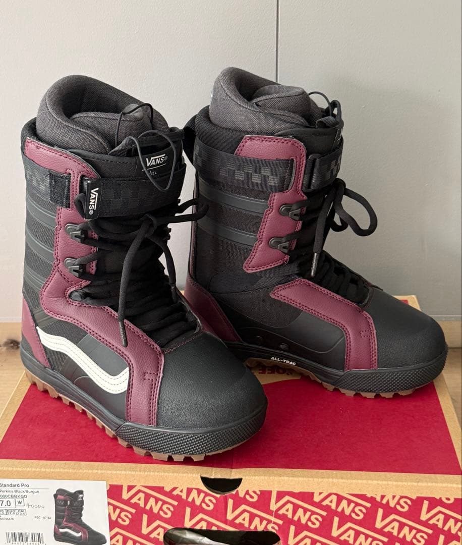 24 VANS HI-STANDARD PRO BURGANDY 23.5 新品