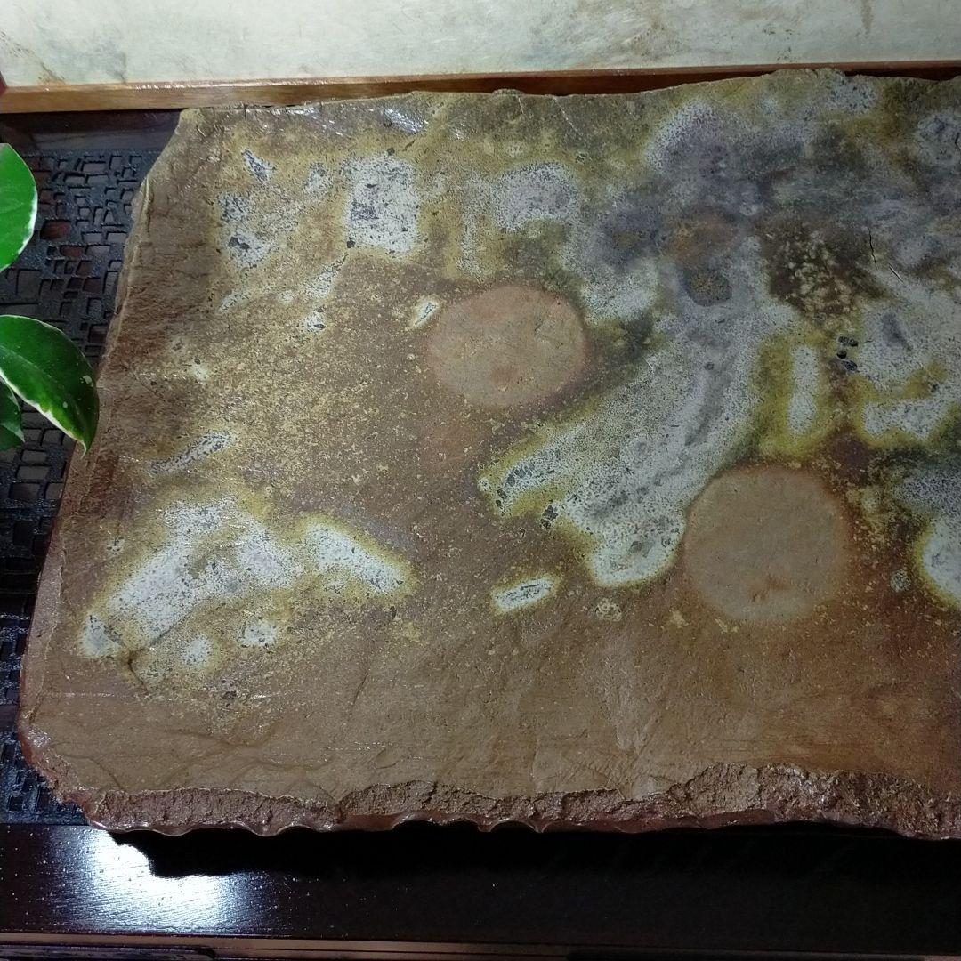 【和食器超大皿】備前焼　宝瓶堂　柴田絋造作　超特大角型盛り皿　飾り皿