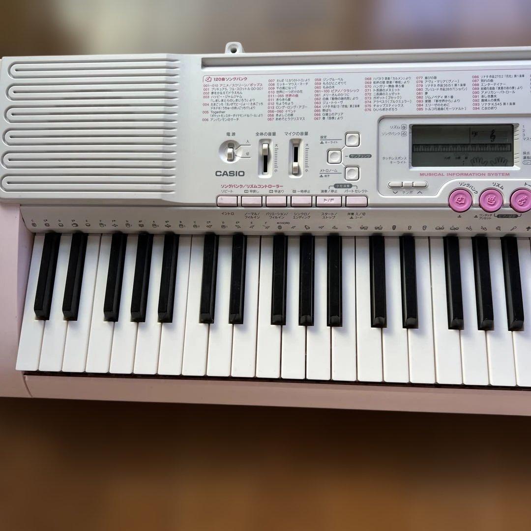 CASIO LK-105 ピンク 61鍵 マイク付き