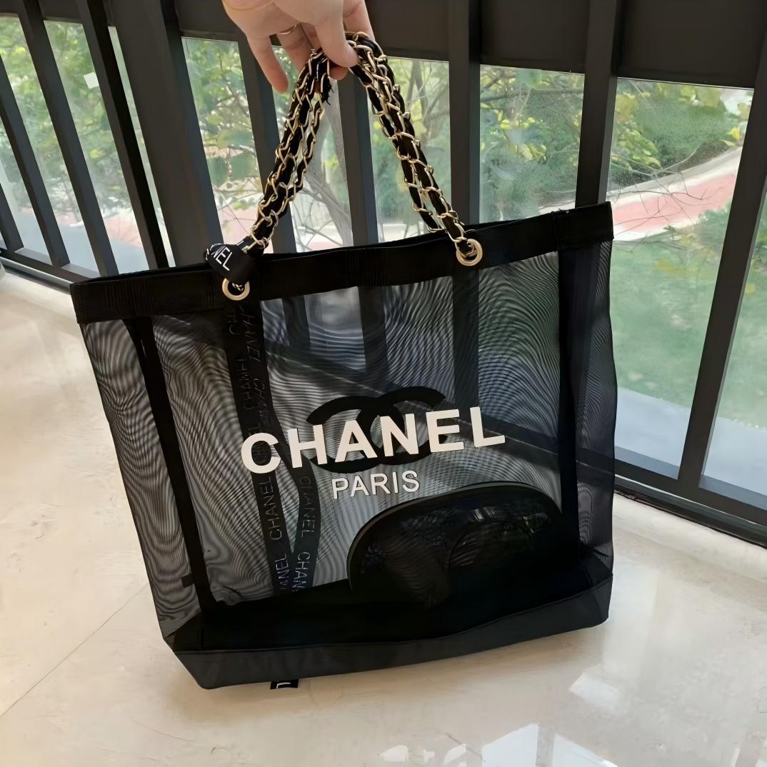 メッシュトートバッグ＆ポーチセット ノベルティ
