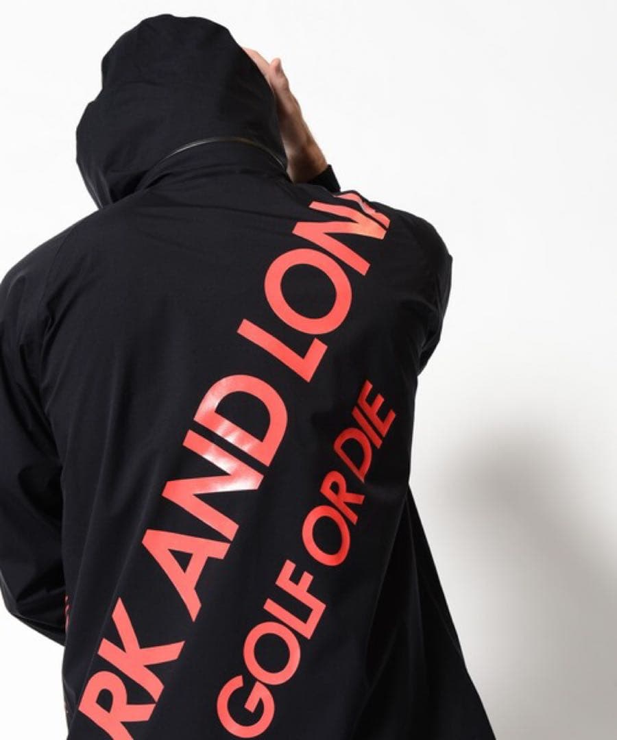 美品 ★ MARK&LONA セットアップ レインウェア パーカー パンツ 黒