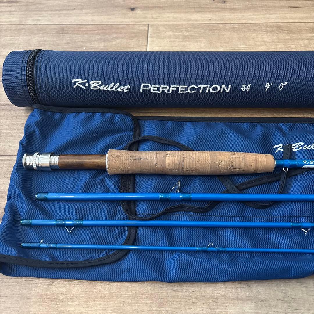K.Bullet PERFECTION #4 9'0\" フライロッド