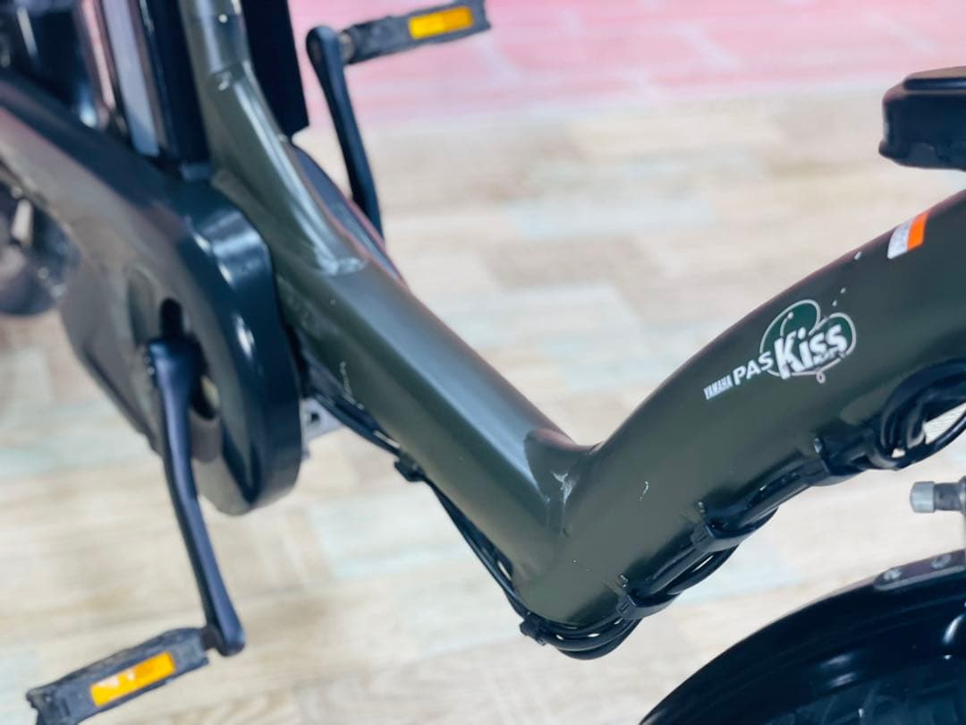 K2301 電動自転車ヤマハ子供乗せ 20インチ グリーン 8.9Ah