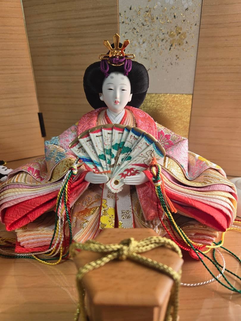 【一点限り】雛人形 収納飾り　SH40