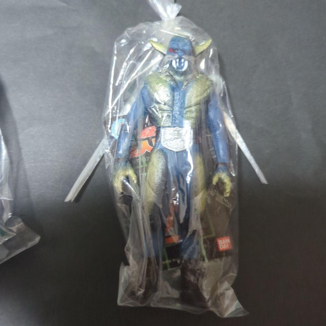 【新品・未使用】仮面ライダー　ソフビ　 ザンジオー　&　狼男
