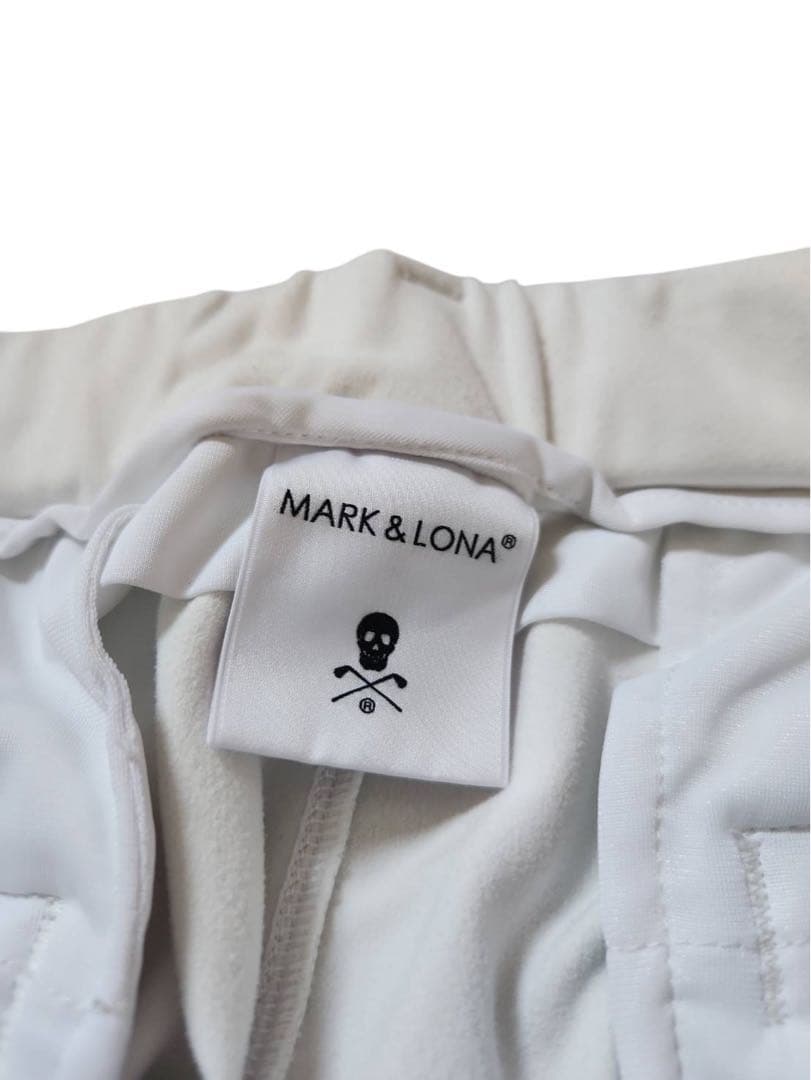 MARK&LONA ゴルフパンツ ホワイト