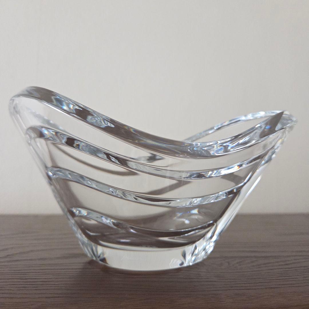 Baccarat バカラ クリスタル ウェーブボウル 花器 フラワーベース