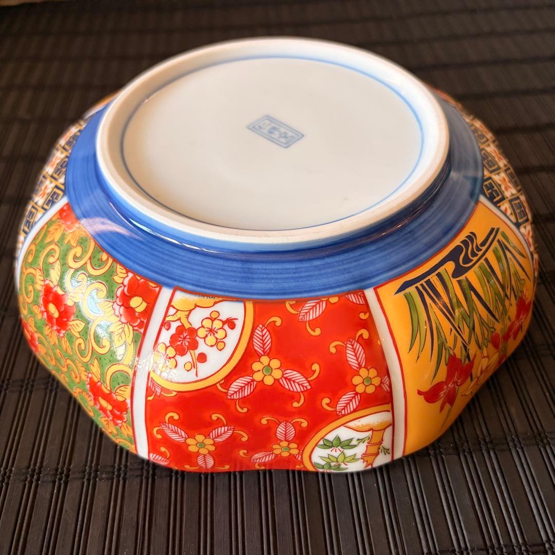【未使用品】有田焼 仁祥窯 古伊万里金彩 料理揃 2点 中鉢 大皿大鉢 盛り鉢