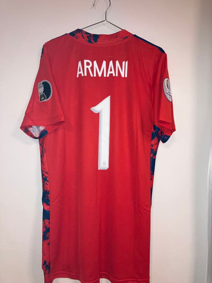 アルゼンチン代表GK支給ユニフォーム#1 アルマーニ選手　メッシ　ディマリア