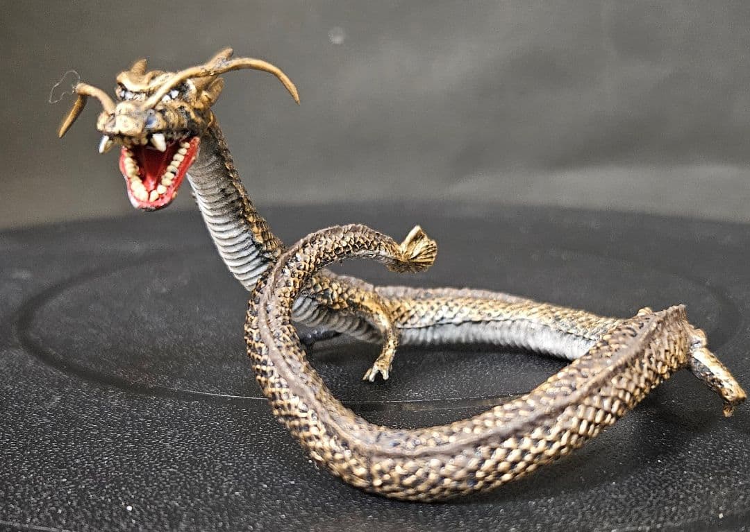 ゴジラ怪獣ソフビ　HGゴジラシリーズ　初代マンダ　リペイント完成品