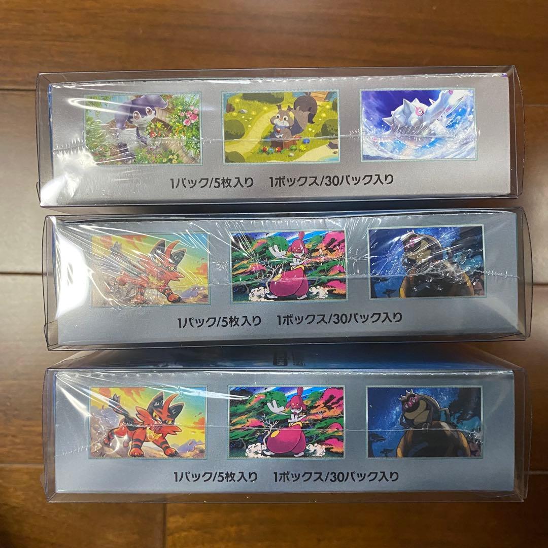 シュリンク付き未開封　ポケモンカードゲーム　6ボックスまとめ売り
