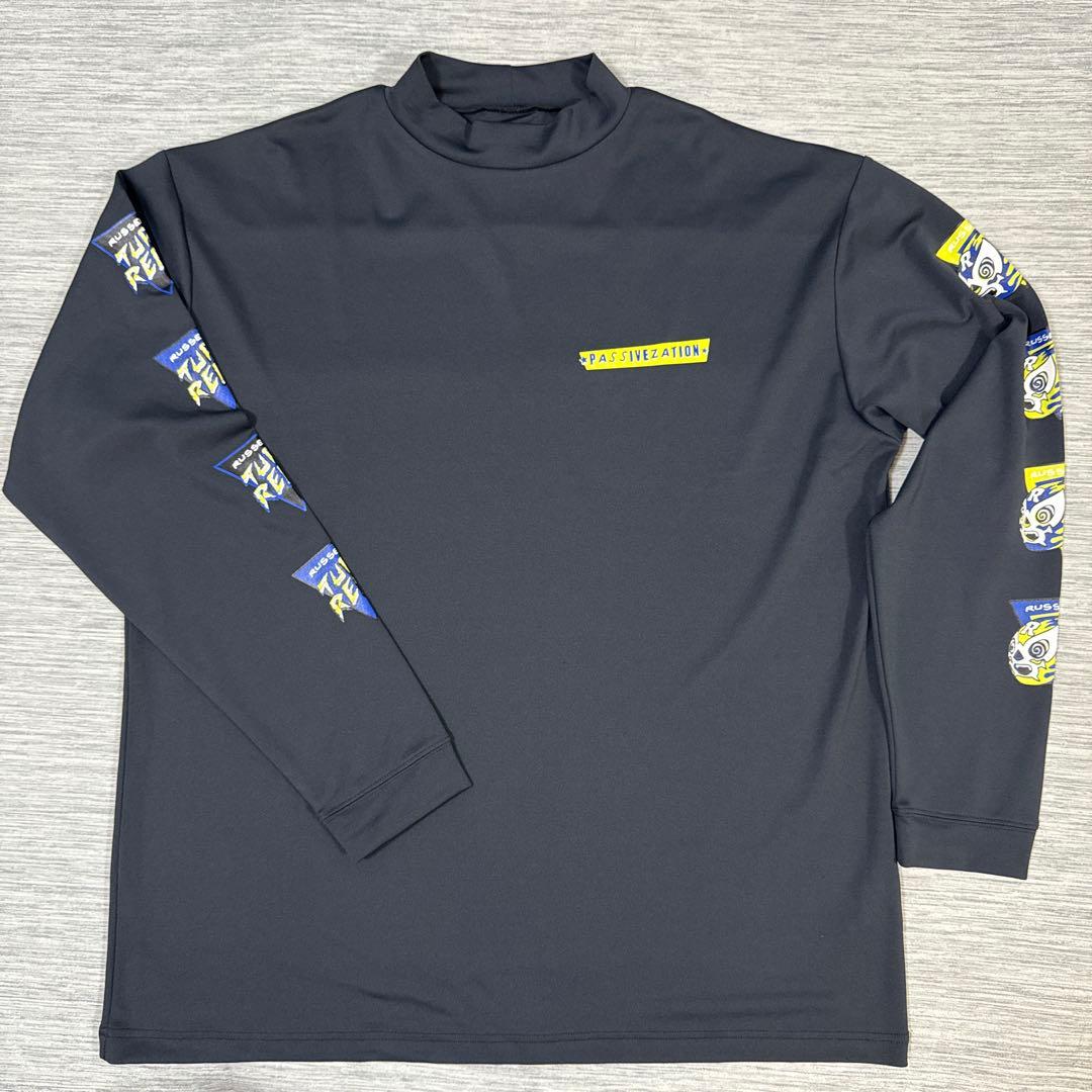 美品　RUSSELUNO ラッセルノ　メンズ　長袖モックネックシャツ　7
