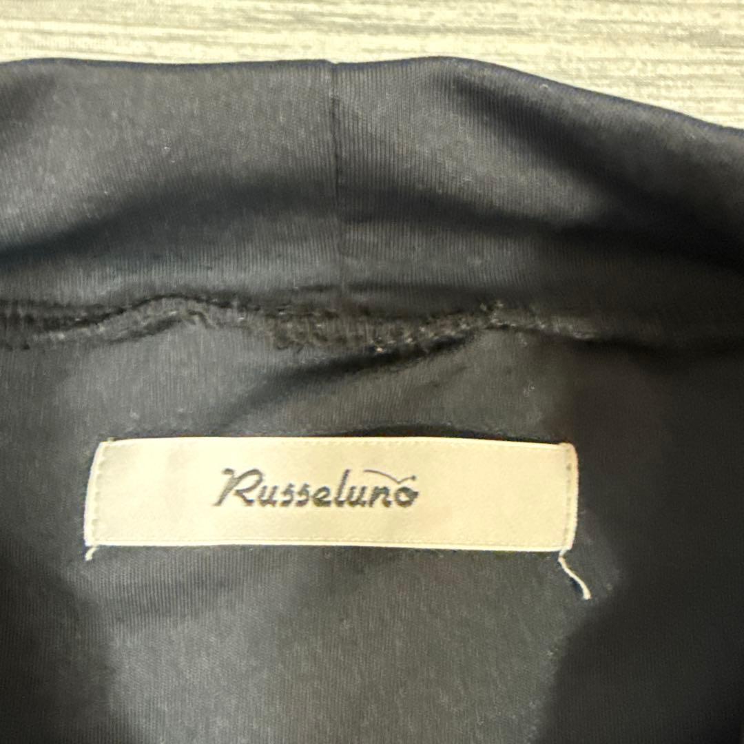 美品　RUSSELUNO ラッセルノ　メンズ　長袖モックネックシャツ　7