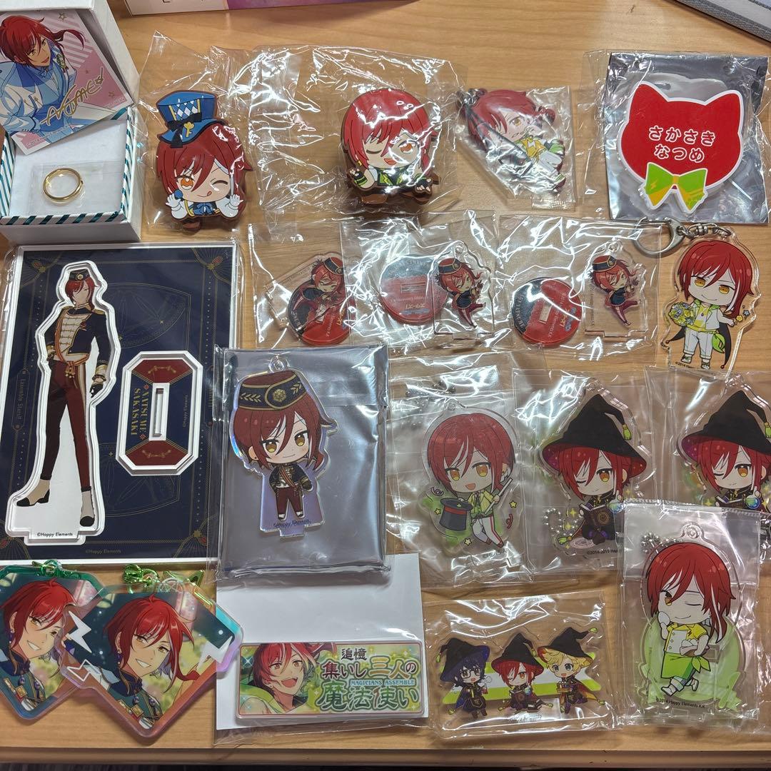 あんスタ★あんさんぶるスターズ★缶バッジ★指輪★アクスタ★限定品★逆先夏目