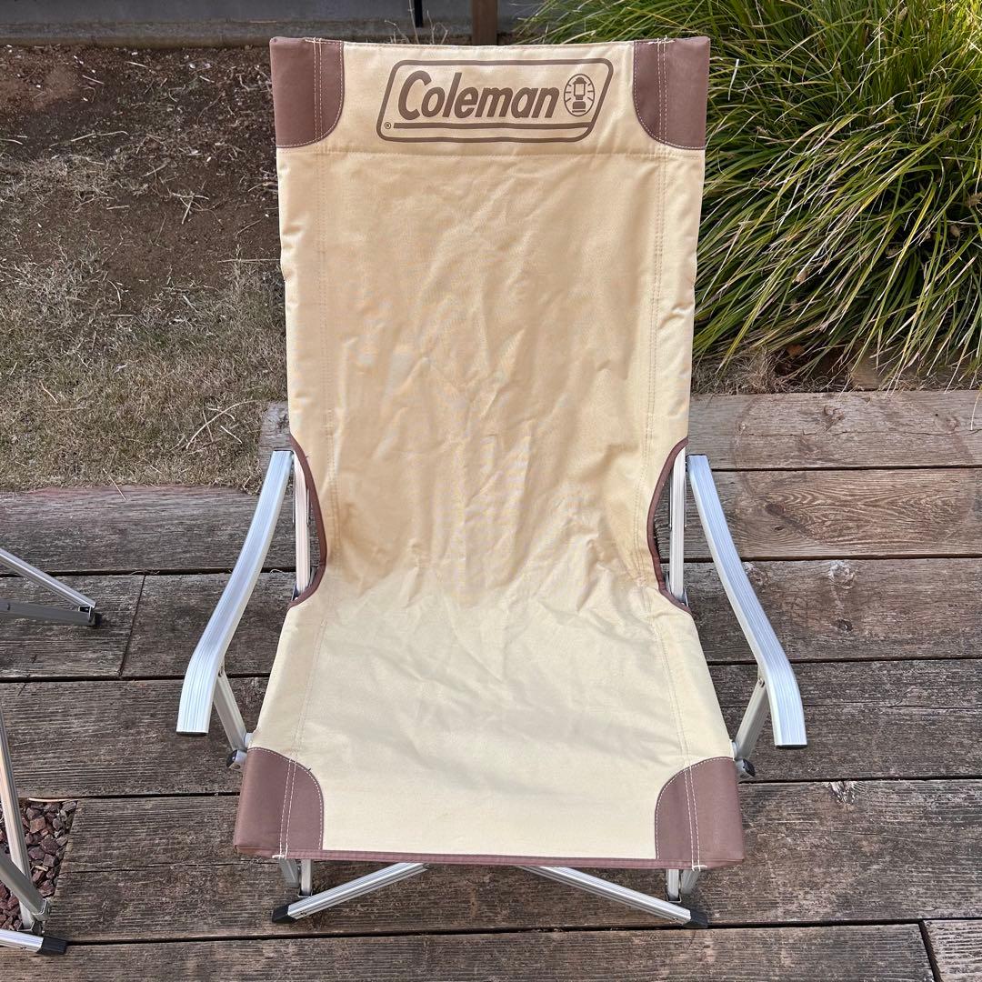 Coleman イージーリラックスチェア ベージュ　2脚セット