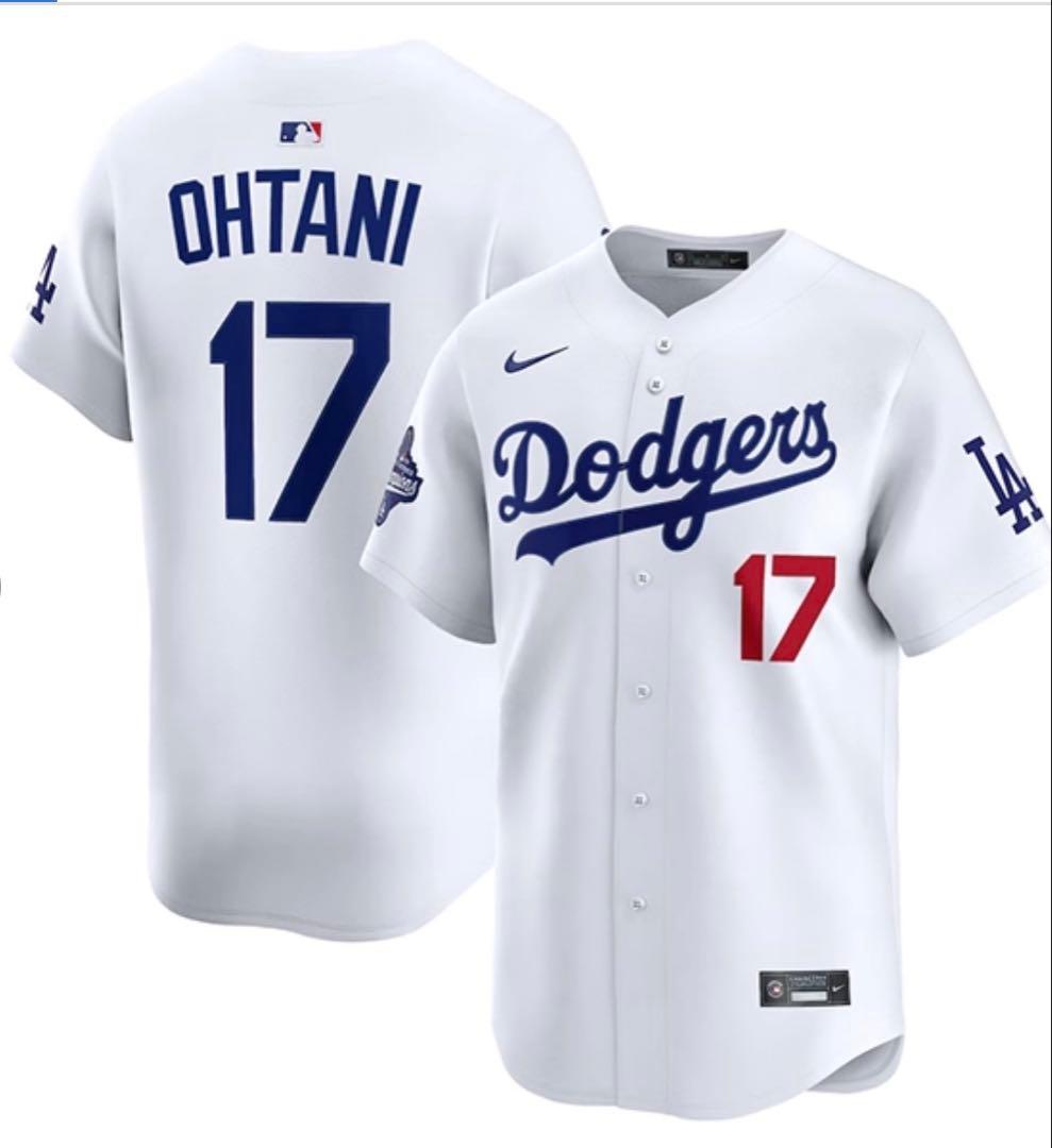 ドジャース大谷翔平リミテッドジャージ ホーム ホワイト 2025WS優勝パッチ付