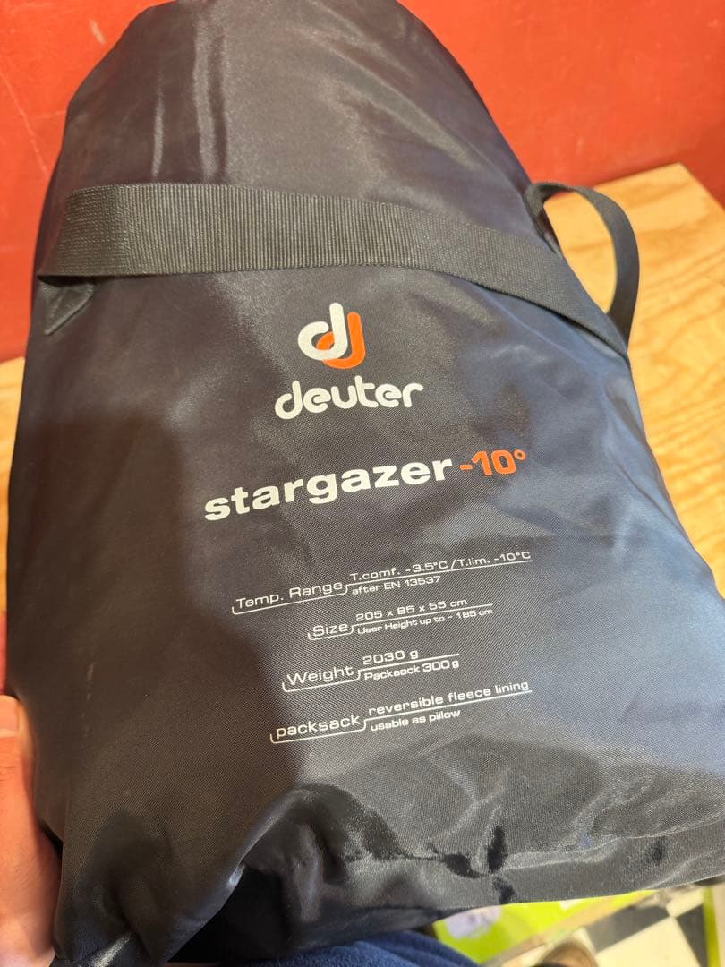 deuter シュラフ【stargazer -10°】寝袋 ゆるキャン マミー型
