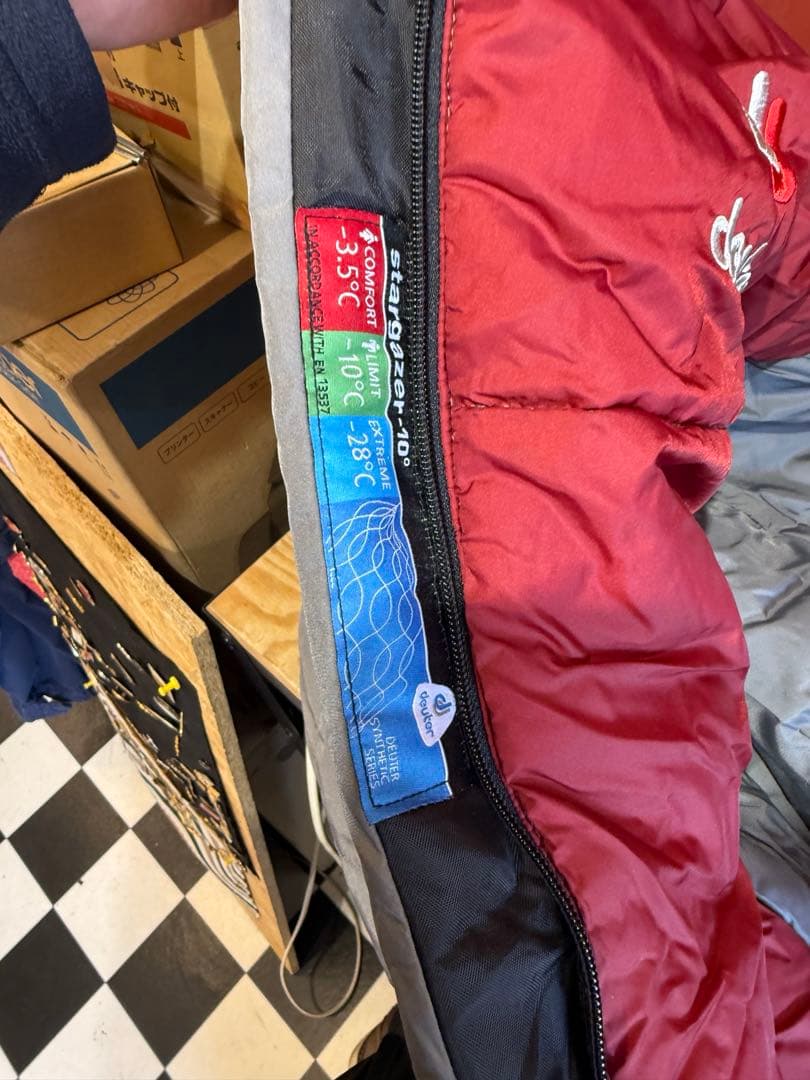 deuter シュラフ【stargazer -10°】寝袋 ゆるキャン マミー型