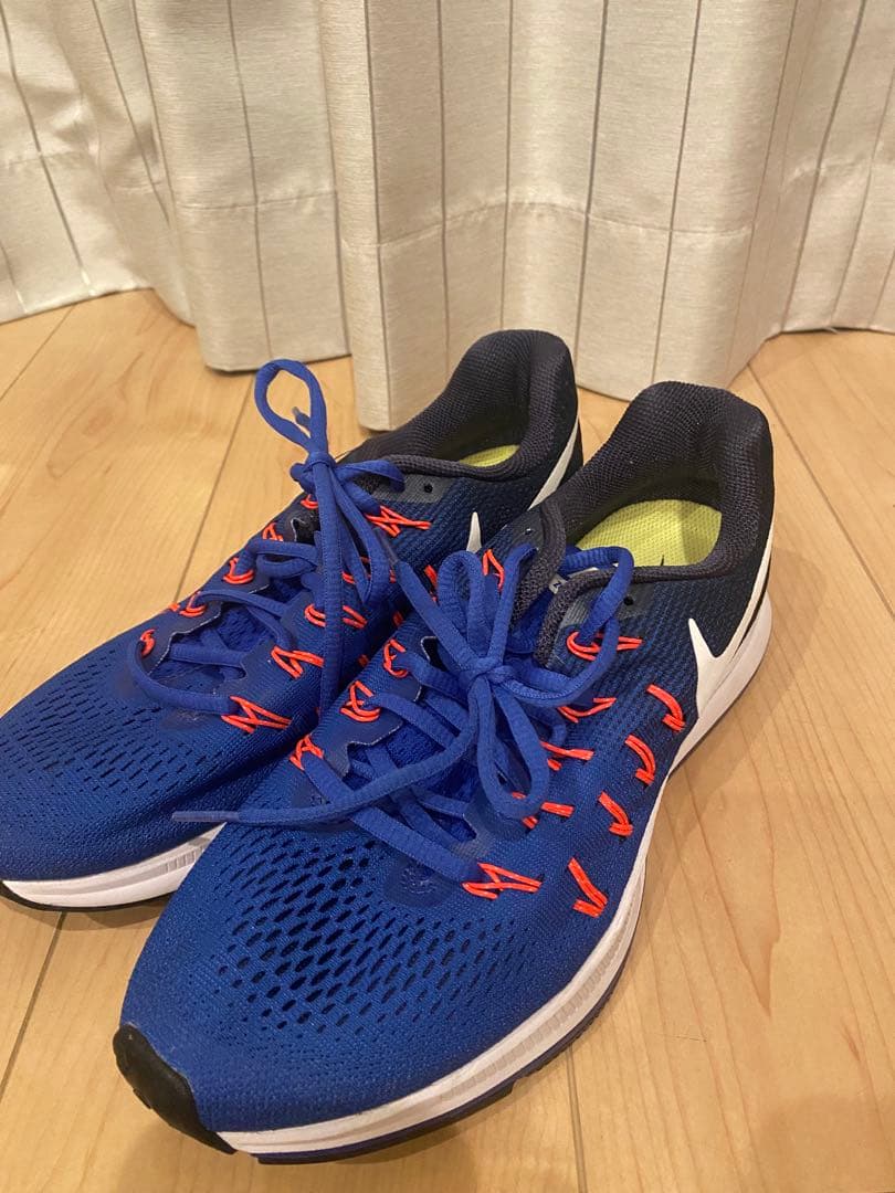 Nike ランニングシューズ 青/ネイビー/オレンジ