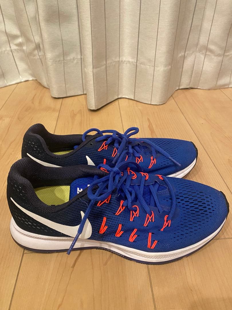 Nike ランニングシューズ 青/ネイビー/オレンジ