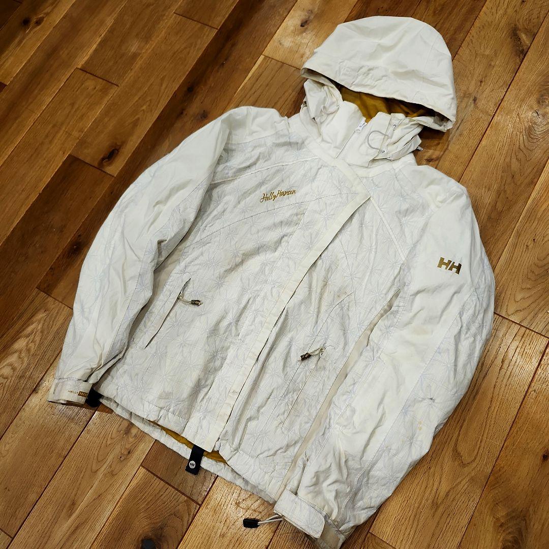 スノーボードウェア helly hansen ヘリーハンセン　M　白　スキー