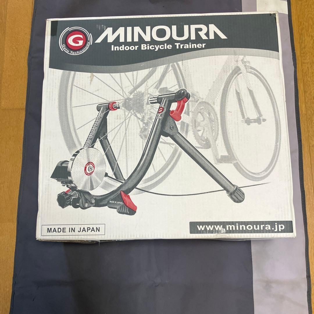 MINOURAバイクトレーナーセット　専用マット、前輪置き付き
