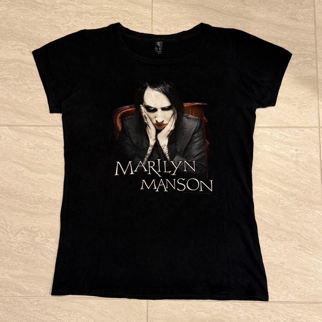 Marilyn Manson マリリンマンソン Tシャツ レディースL メンズS