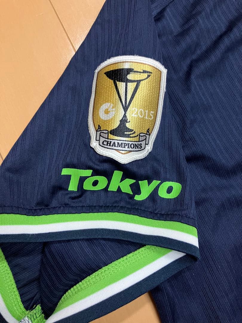 坂口智隆　東京ヤクルトスワローズ　ユニフォーム　優勝ワッペン　ビジター