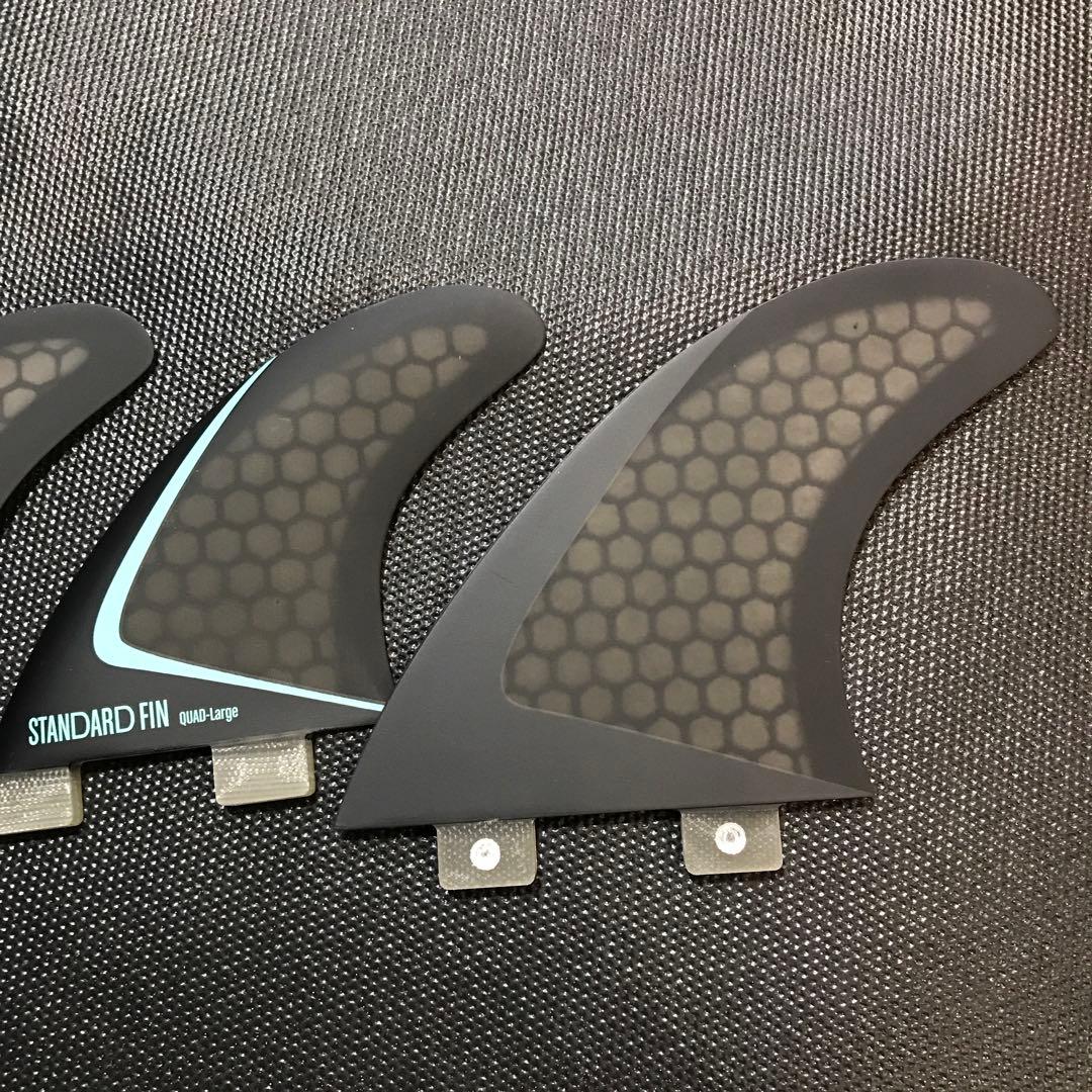 STANDARD FIN QUAD-large サーフィンフィン 4枚セット